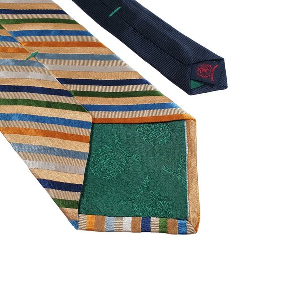 Tommy Hilfiger Mens Necktie Tie Vintage Designer Accessory Work Office Dad Gift - Picture 5 of 5